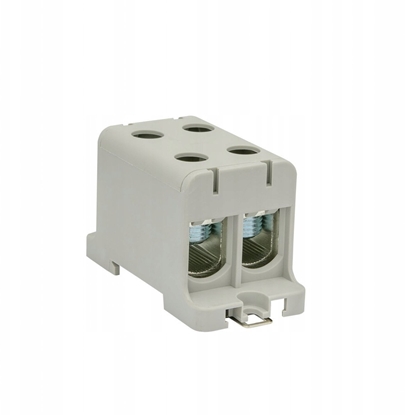 Picture of Elektro-Plast Blok rozdzielacz odgany 2x1-biegun AL/CU 16-95mm2 szary monta paski i na szyn TH WLZ35/2x95/s 48.296