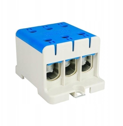 Picture of Elektro-Plast Blok rozdzielacz odgany trzy-polowy AL/CU 3x95mm2 niebieski monta paski i na szyn TH WLZ35/3x95/n 48.395