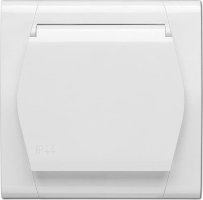 Изображение Elektro-Plast FESTA Gniazdo pojedyncze 2P+Z IP44 z klapk biae 0873-00