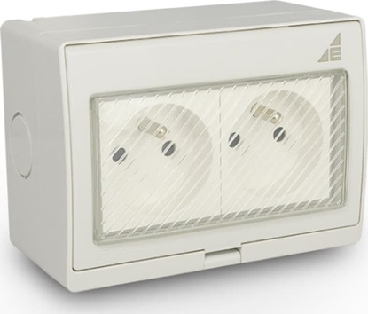 Изображение Elektro-Plast Gniazdo podwójne natynkowe G2N IP55 AQUA55 55.35