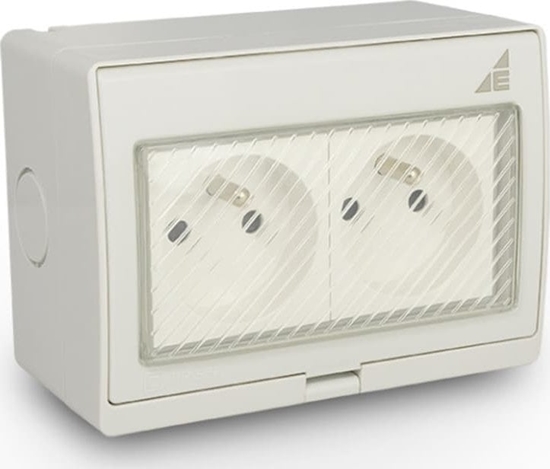 Изображение Elektro-Plast Gniazdo podwójne natynkowe G2N IP55 AQUA55 55.35