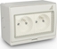 Picture of Elektro-Plast Gniazdo podwójne natynkowe G2N IP55 AQUA55 55.35