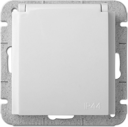 Изображение Elektro-Plast Gniazdo pojedyncze bryzgoszczelne IP44 biay (1436-10)