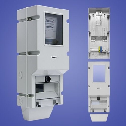 Attēls no Elektro-Plast Obudowa licznikowa 540 x 230 x 190mm IP65 szara OZP (38.01)