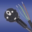 Picture of Elektro-Plast Przewód przyczeniowy z wtyczk ktow czarny 3 x 1,5mm 3m (51.937)