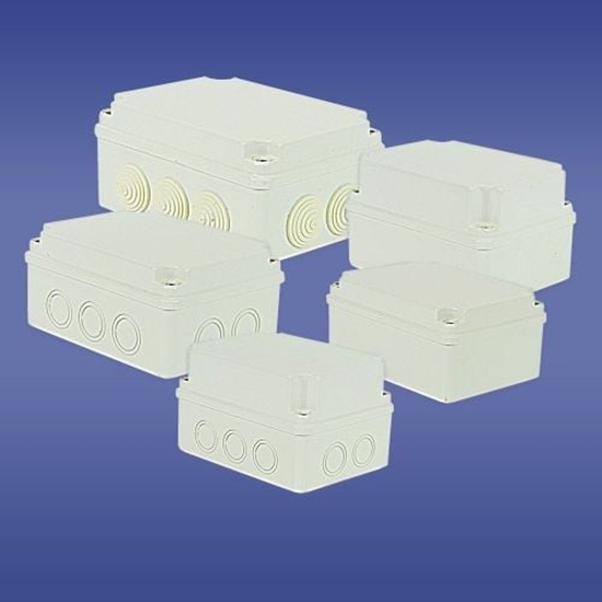 Picture of Elektro-Plast Puszka hermetyczna z osabieniami 14 PH-5C.2 szara IP65 (28.58)