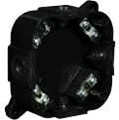 Attēls no Elektro-Plast Puszka n/t hermetyczna z zaciskami 1-4mm2 88x88x40mm IP44 czarna VP 074-55 (61.176)