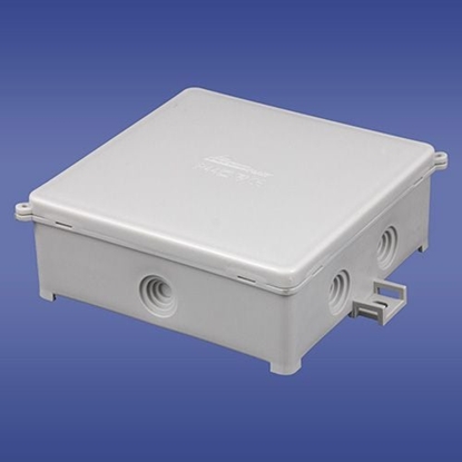 Attēls no Elektro-Plast Puszka natynkowa hermetyczna pusta 100 x 100mm PIN 100/S szary (31.101)