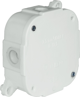 Attēls no Elektro-Plast Puszka natynkowa hermetyczna pusta 88 x 88 x 40mm IP44 biaa VP 074 (61.173)