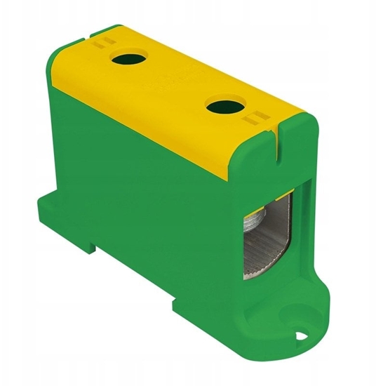 Picture of Elektro-Plast rozdzielacz odgany jednobiegunowy AL/CU 35-150mm2 óto-zielony monta paski i na szyn TH WLZ35P/150/z 48.507