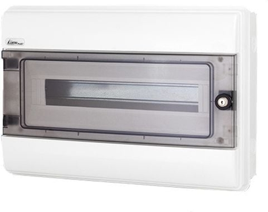 Picture of Elektro-Plast Rozdzielnica moduowa 1 x 12 podtynkowa IP65 RHp-12/Z z zamkiem (36.121)