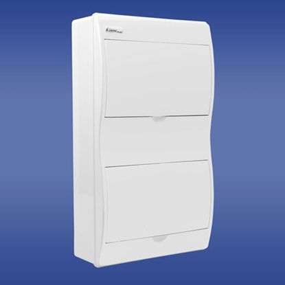 Attēls no Elektro-Plast Rozdzielnica moduowa 2x8 natynkowa IP40 RN-16/B Fala N+PE (7.14)