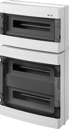 Attēls no Elektro-Plast Rozdzielnica moduowa 3/57 natynkowa IP40 EP-LUX PLUS RN N+PE (1913-01)