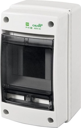 Attēls no Elektro-Plast Rozdzielnica moduowa hermetyczna GALANT PLUS RN 1/3+1 drzwi transparentne (N+PE) IP65 1600-01