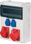 Attēls no Elektro-Plast Rozdzielnica RS-12 mod 2x2P+Z 3P+N+Z 16A 3P+N+Z 32A IP44 szara (6210-00)