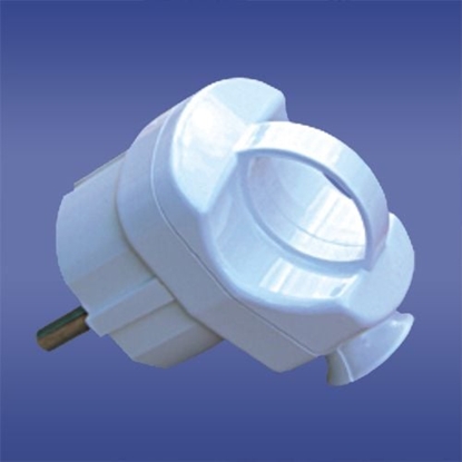 Attēls no Elektro-Plast Wtyczka ktowa rozbieralna z uchwytem z/u 16A 2P AWA-5 biaa (51.46)