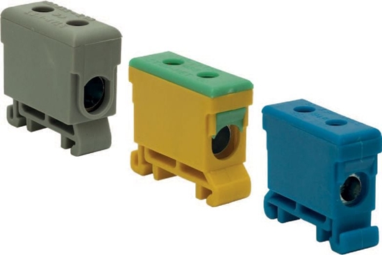 Picture of Elektro-Plast Zczka szynowa przelotowa 2-przewodowa 16 - 95mm2 óto-zielona WLZ35Pz (48.597)