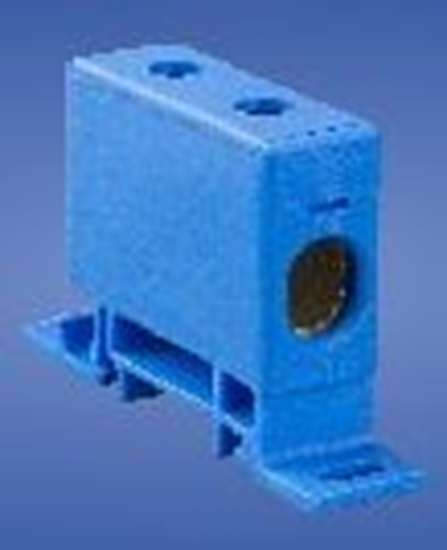 Picture of Elektro-Plast Zczka szynowa przelotowa 2-przewodowa 16-70mm2 óto-zielona ZP50 Cu / z (48.59)