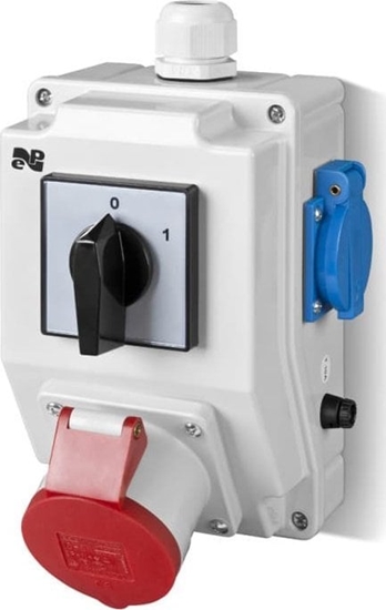 Picture of Elektro-Plast Zestaw siowy RS-Z wycznik krzywkowy L-0-P 3P+N+Z 32A, 2x2P+Z 230V szary 6276-20