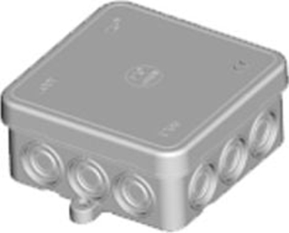 Изображение Elettrocanali Puszka hermetyczna natynkowa 75 x 75 x 35mm IP55 szara (EC411C3)
