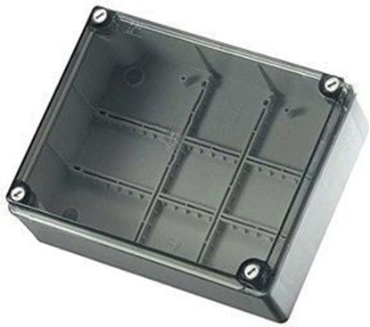 Изображение Elettrocanali Puszka natynkowa z przeroczyst pokryw seria 420 IP65 380 x 300 x 120 szara (EC420C9)