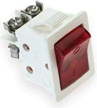 Изображение Elgotech cznik koyskowy z podwietleniem /zaciski rubowe/ biay (KD-2N-1)