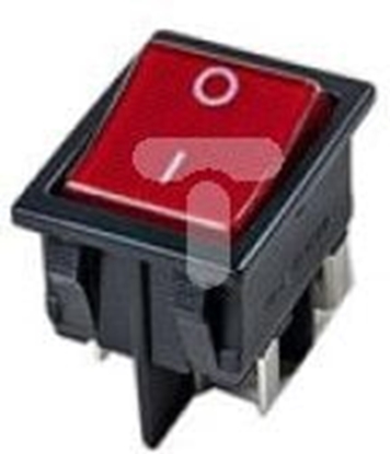 Изображение Elgotech cznik koyskowy z podwietleniem /zaciski rubowe/ czarny KD-2N-2