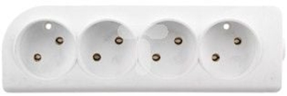 Picture of Elgotech Rozganik do przeduacza 4-gniazda b/u biay GN-4