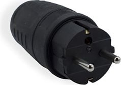 Picture of Elgotech Wtyczka gumowa z uziemieniem 16A 2P+Z 230V UNISCHUKO IP44 (WT-30G)