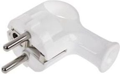Picture of Elgotech Wtyczka ktowa z uchem 16A z/u UNI-SCHUKO biaa (WT-40)