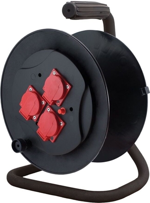 Picture of Elgotech Zwijak bbnowy 3-gniazda tablicowe z/u i zabezpieczeniem termicznym (ZB-111)