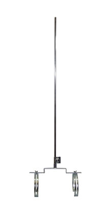 Attēls no Elko-Bis Iglica gsiorowa podwójna 12mm aluminium (97102009)