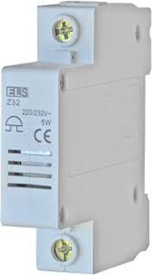 Picture of ELS Elektrotechnika Dzwonek moduowy na szyne TH35 (AUBL 230VAC)