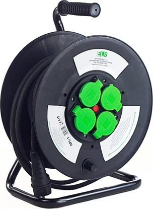 Attēls no ELS Elektrotechnika Przeduacz 50m OW3*2,5 4x230V IP44 T bben plastikowy stay panel