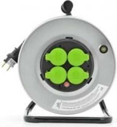 Attēls no ELS Elektrotechnika Przeduacz bbnowy IP44 3 x 2,5mm metalowy bben 30m (E9131Q48263M)