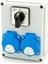 Picture of ELS Elektrotechnika Rozdzielnica budowlana 2*GS 230V + wycznik 0-1, obudowa nacienna, ELS Elektrotechnika, N200-01