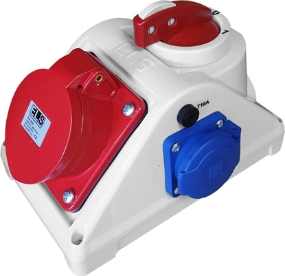 Attēls no ELS Elektrotechnika Rozdzielnica COMBO 32/5 0-1 1x230V IP44