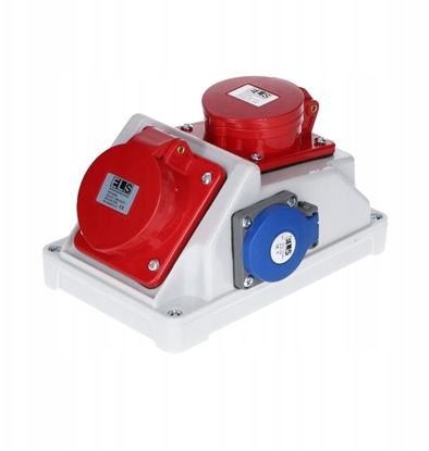 Attēls no ELS Elektrotechnika Rozdzielnica COMBO PLUS 2x16/5 1x230V IP44