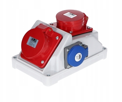 Attēls no ELS Elektrotechnika Rozdzielnica COMBO PLUS 32/5 16/5 1x230V IP44