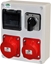 Picture of ELS Elektrotechnika Zestaw zasilajcy MIKO-4M 32A/5P + 16A/5P + przecznik 0-1 IP44 E901304002