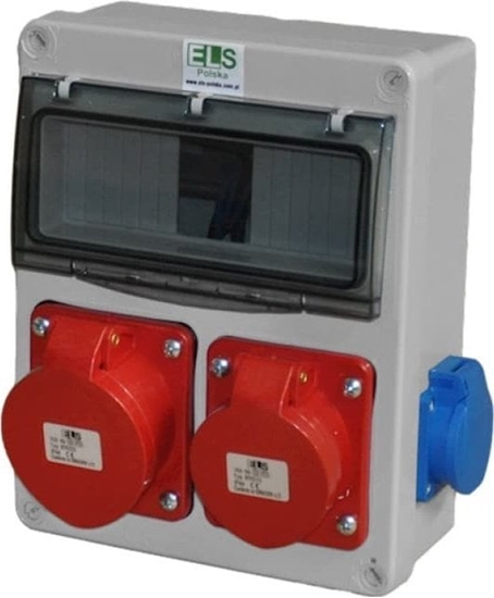 Picture of ELS Elektrotechnika Zestaw zasilajcy MIKO-8M 2x32A/5P + 2x230V IP44 E901308014