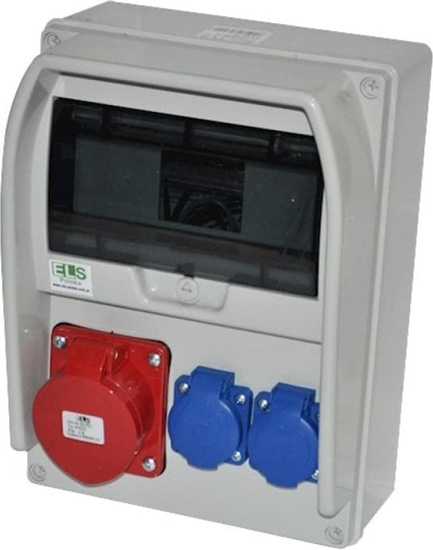 Picture of ELS Elektrotechnika Zestaw zasilajcy PRYMA 9M prosta 16A/5P + 2x230V IP44 E920010520
