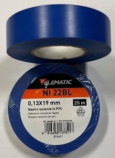 Picture of EM Group Tama izolacyjna 19x0,13mm 25m niebieska EMNI22BL