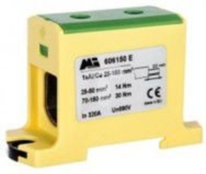 Picture of EM Group Zczka szynowa 1-torowa 35-240mm2 óto-zielona EURO (606240 E)