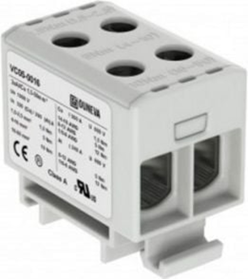 Picture of EM Group Zczka szynowa 2-torowa 35-150mm2 szara EURO (607150)