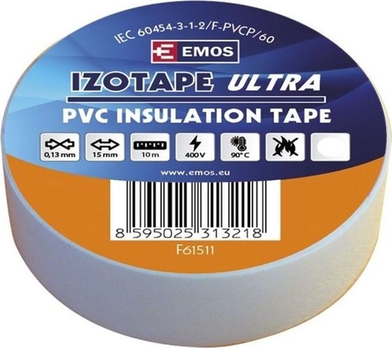 Picture of Emos PVC tama izolacyjna IZOTAPE ULTRA 15/10 biaa