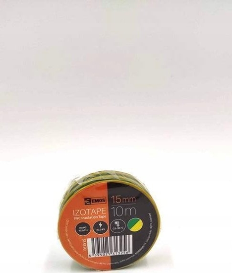 Picture of Emos Tama izolacyjna PVC 15mm / 10m óto-zielona