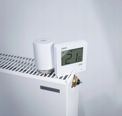 Изображение Engo Inteligentny zestaw ogrzewania biay (E25-BATW-4 + ETRV-M30)