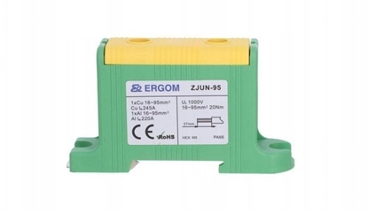 Изображение Ergom Zczka szynowa 1-torowa ZJUN-95 PE óto-zielony R34RR-07020000803