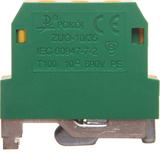Picture of Ergom Zczka szynowa ochronna 10mm2 óto-zielona ZUO 10/35 R33RA-01020100423